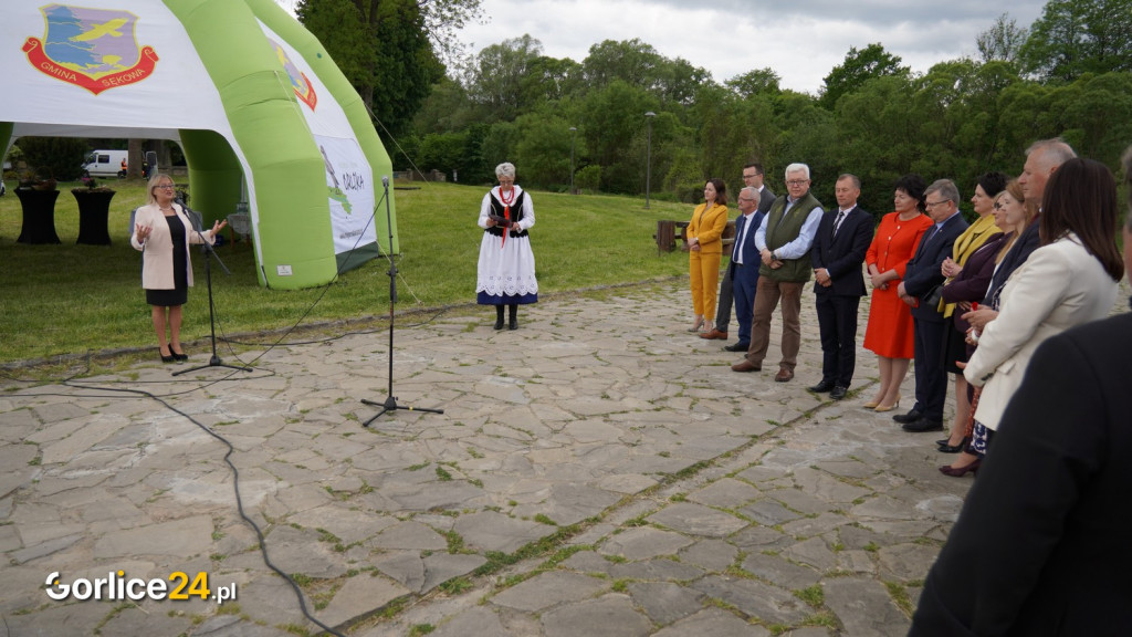 Uroczyste otwarcie mostu w Sękowej 23.05.