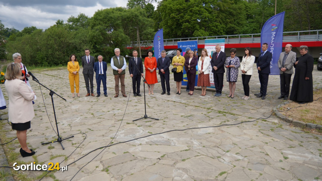 Uroczyste otwarcie mostu w Sękowej 23.05.