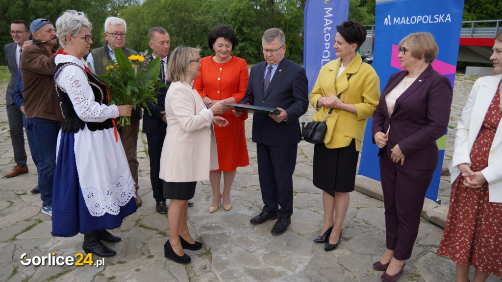 Uroczyste otwarcie mostu w Sękowej 23.05.