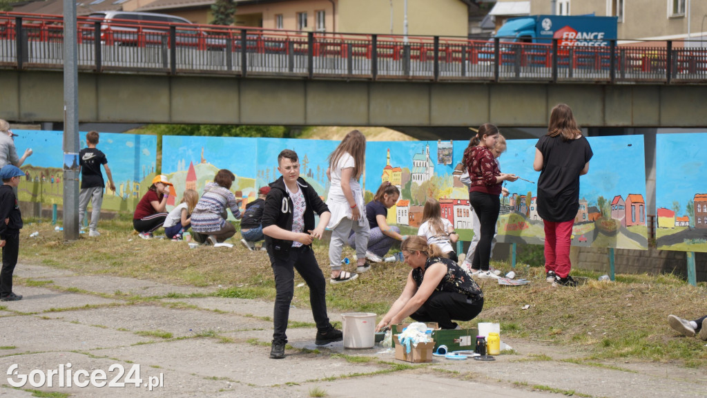 Namalowali olbrzymią panoramę Gorlic!