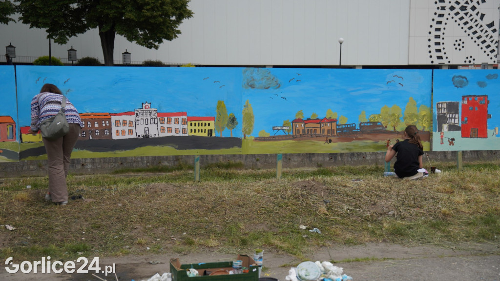 Namalowali olbrzymią panoramę Gorlic!