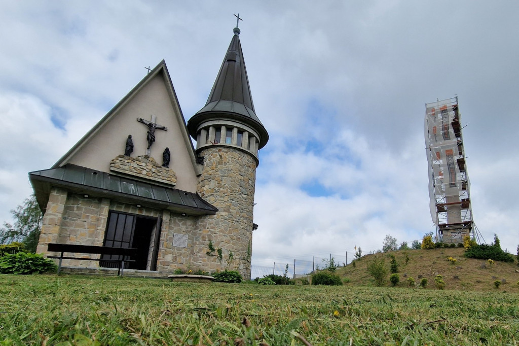 Prace remontowe na Gorlickiej Golgocie