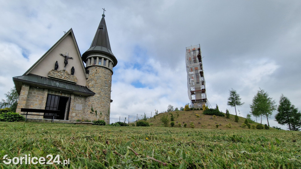 Prace remontowe na Gorlickiej Golgocie