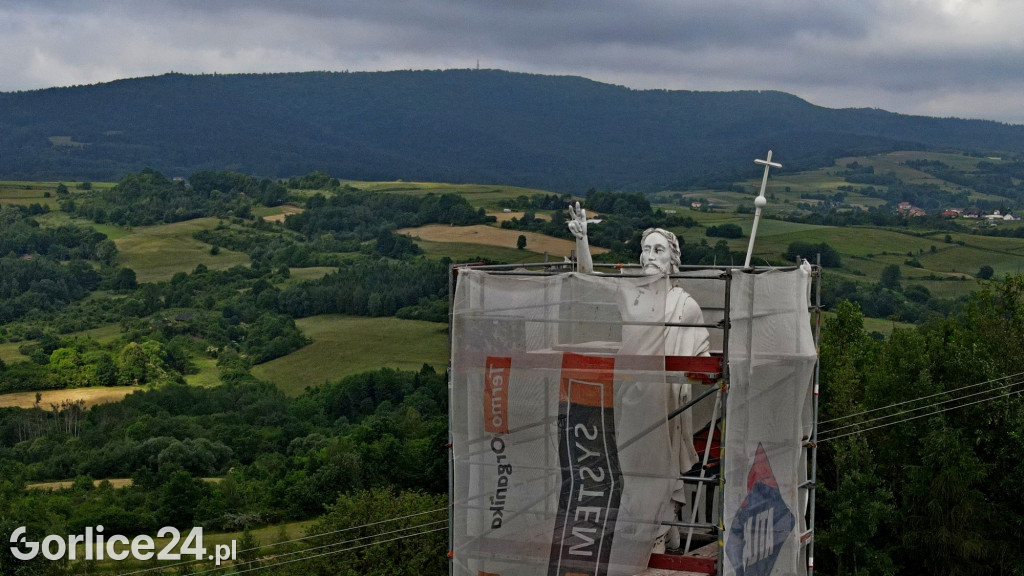 Prace remontowe na Gorlickiej Golgocie
