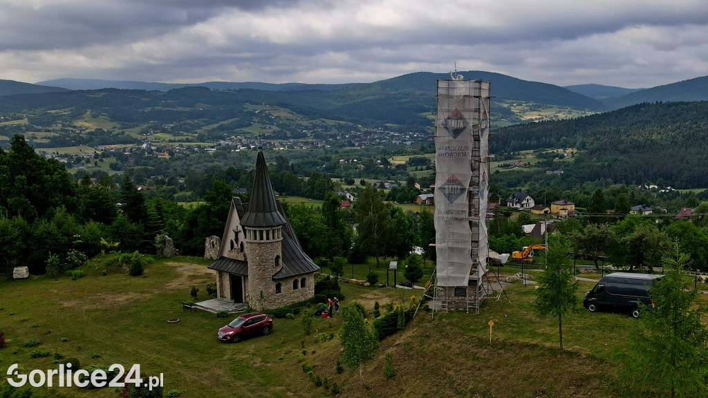Prace remontowe na Gorlickiej Golgocie