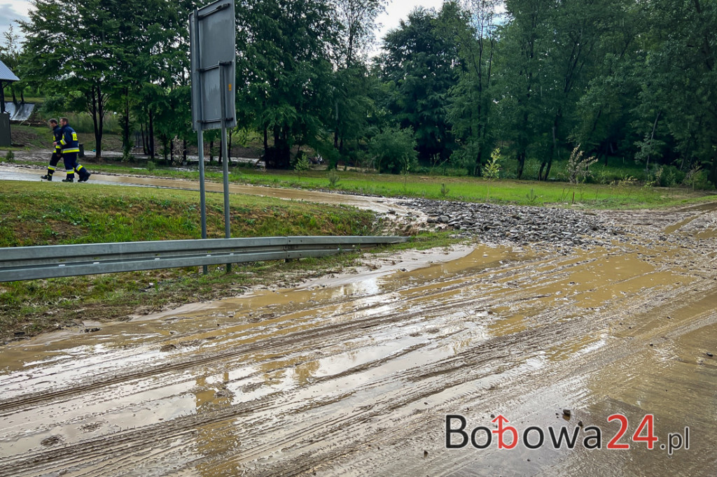 Podtopienia w gminie Bobowa 09.06.