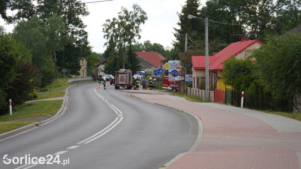 Pożar stolarni w Bieczu