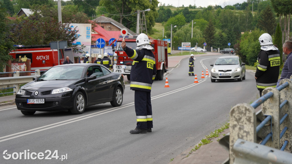 Pożar stolarni w Bieczu