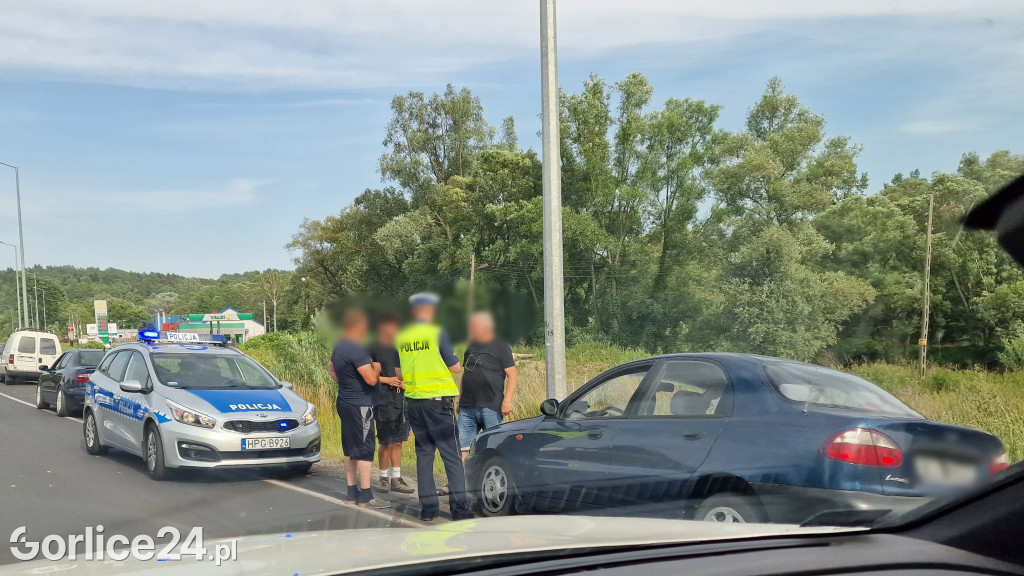 Uderzył w latarnię na ul. Bieckiej (20.06.)