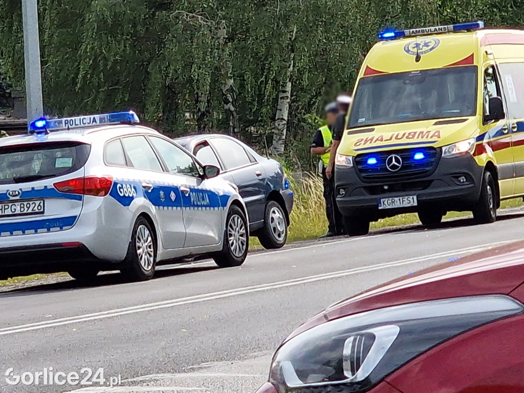 Uderzył w latarnię na ul. Bieckiej (20.06.)