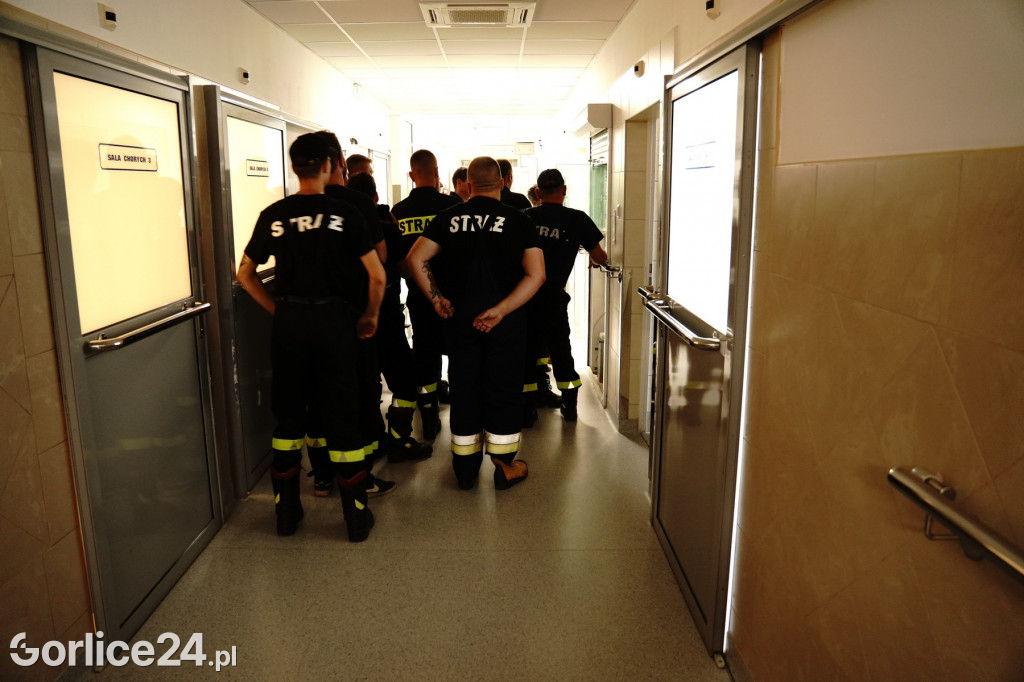 Ćwiczenia strażaków w szpitalu 30.06.2022