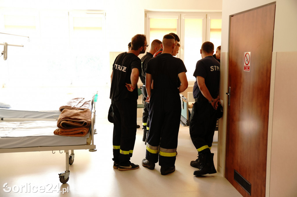 Ćwiczenia strażaków w szpitalu 30.06.2022