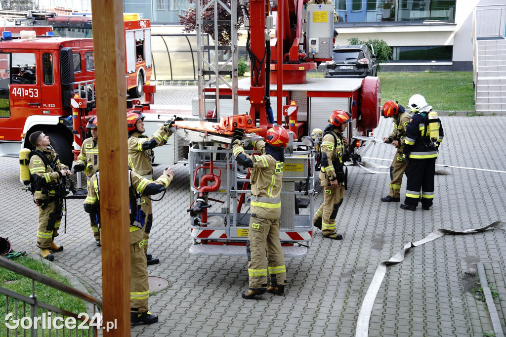 Ćwiczenia strażaków w szpitalu 30.06.2022