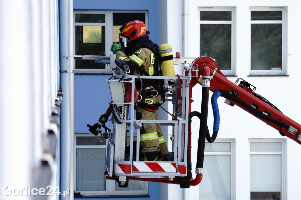 Ćwiczenia strażaków w szpitalu 30.06.2022