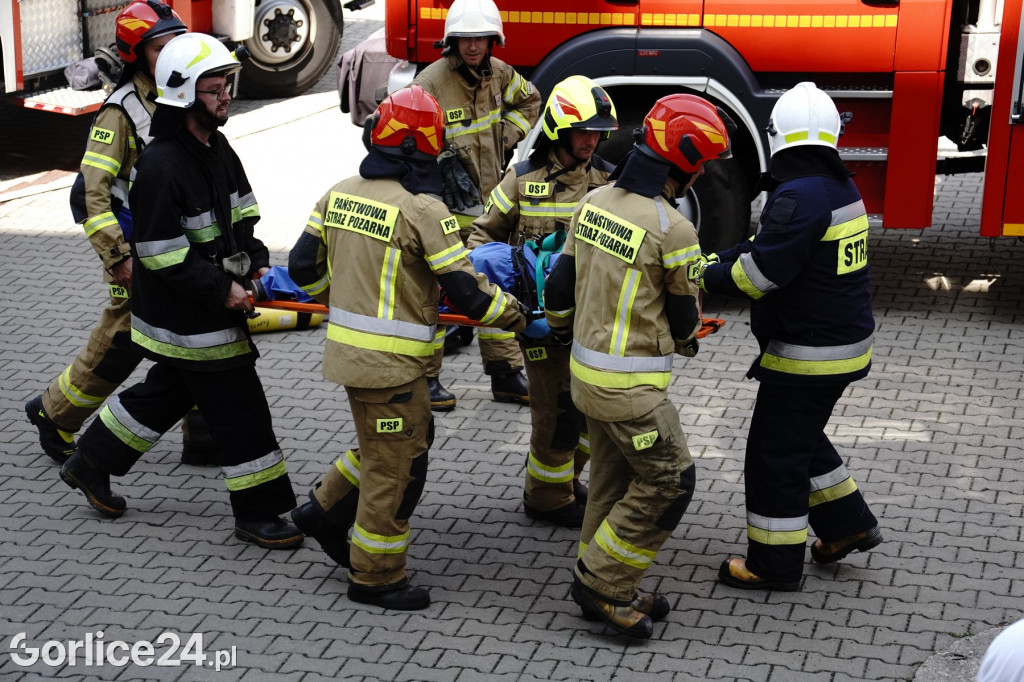 Ćwiczenia strażaków w szpitalu 30.06.2022