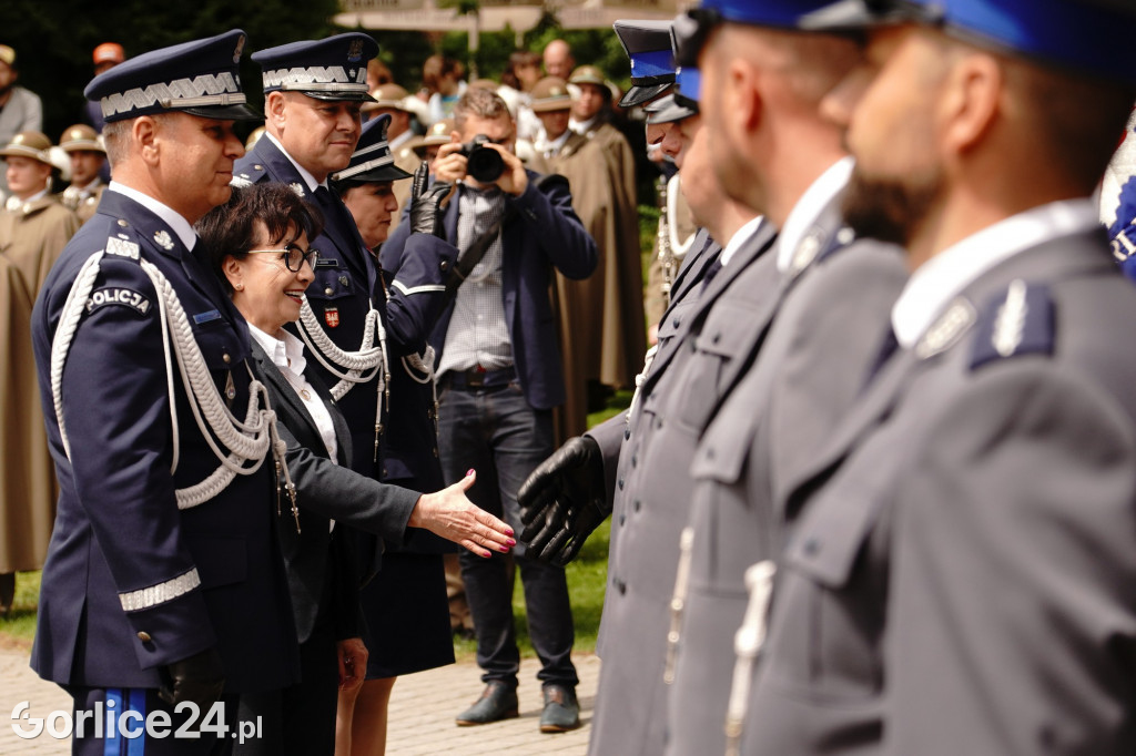 Powiatowe Święto Policji - uroczystości w Wysowej