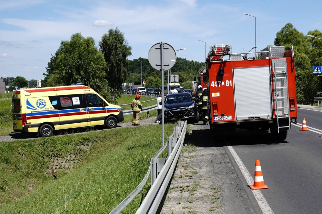Wypadek na ul. Bieckiej 08.07.