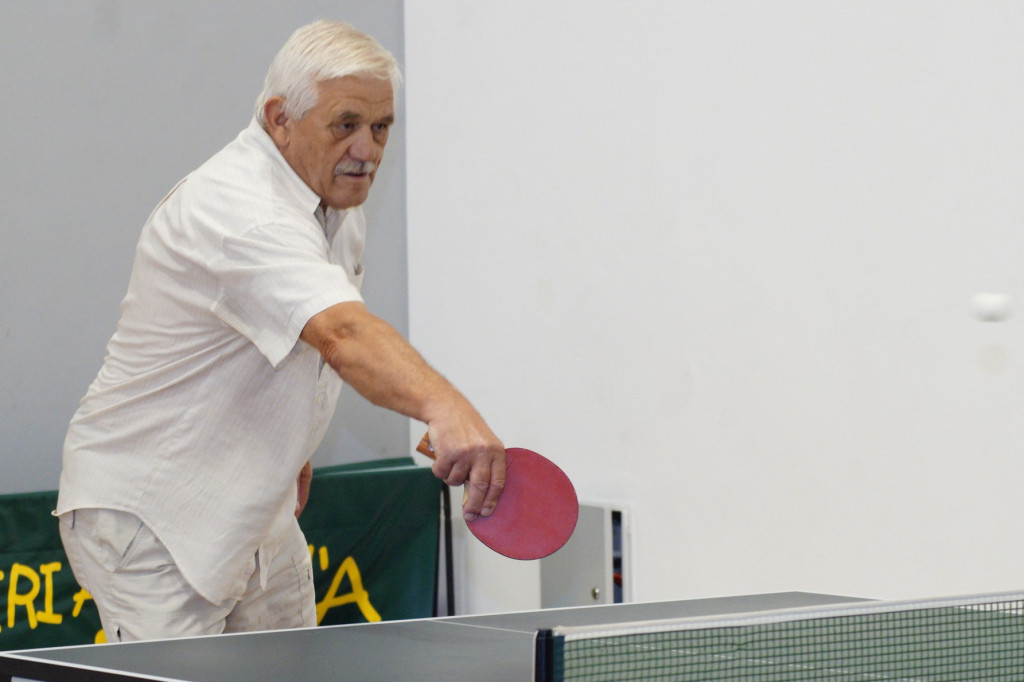 Liga Seniorów - zawody tenisa stołowego