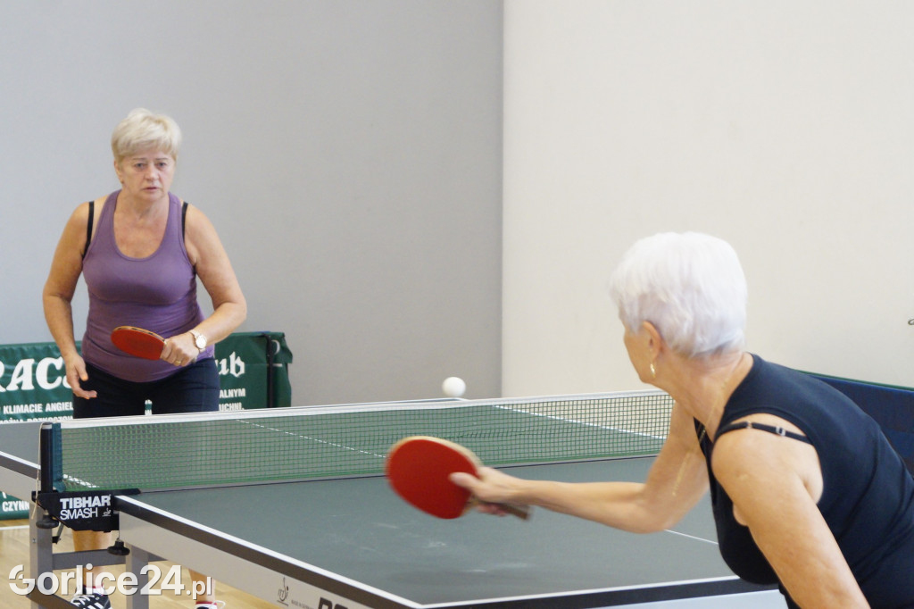 Liga Seniorów - zawody tenisa stołowego