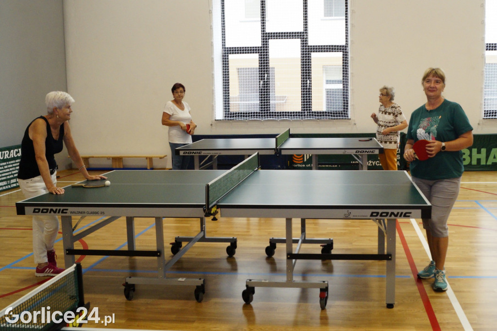 Liga Seniorów - zawody tenisa stołowego