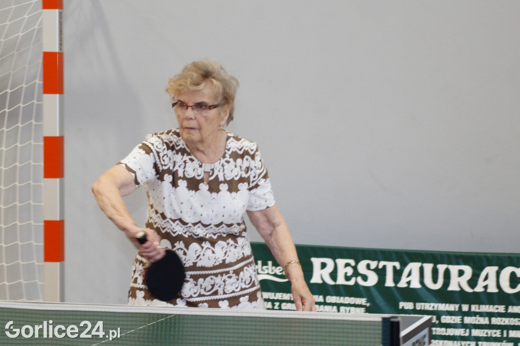 Liga Seniorów - zawody tenisa stołowego