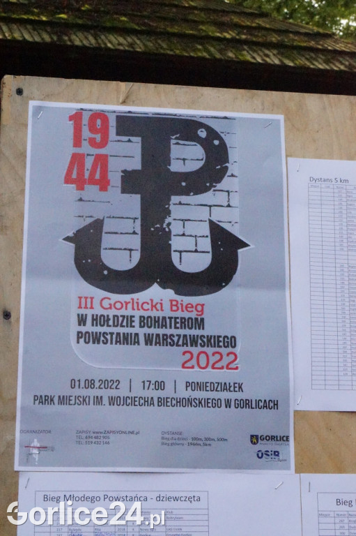 Pobiegli w hołdzie Powstańcom 01.08.22r.
