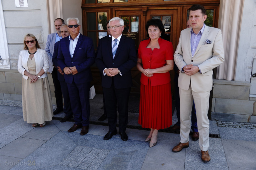 Gorlice. Konferencja wicemarszałka województwa