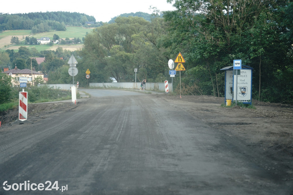 Remont drogi Szymbark - Bystra