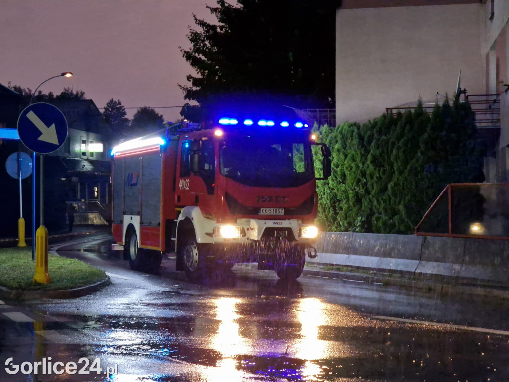 Skutki ulewy nad Gorlicami 23.08.