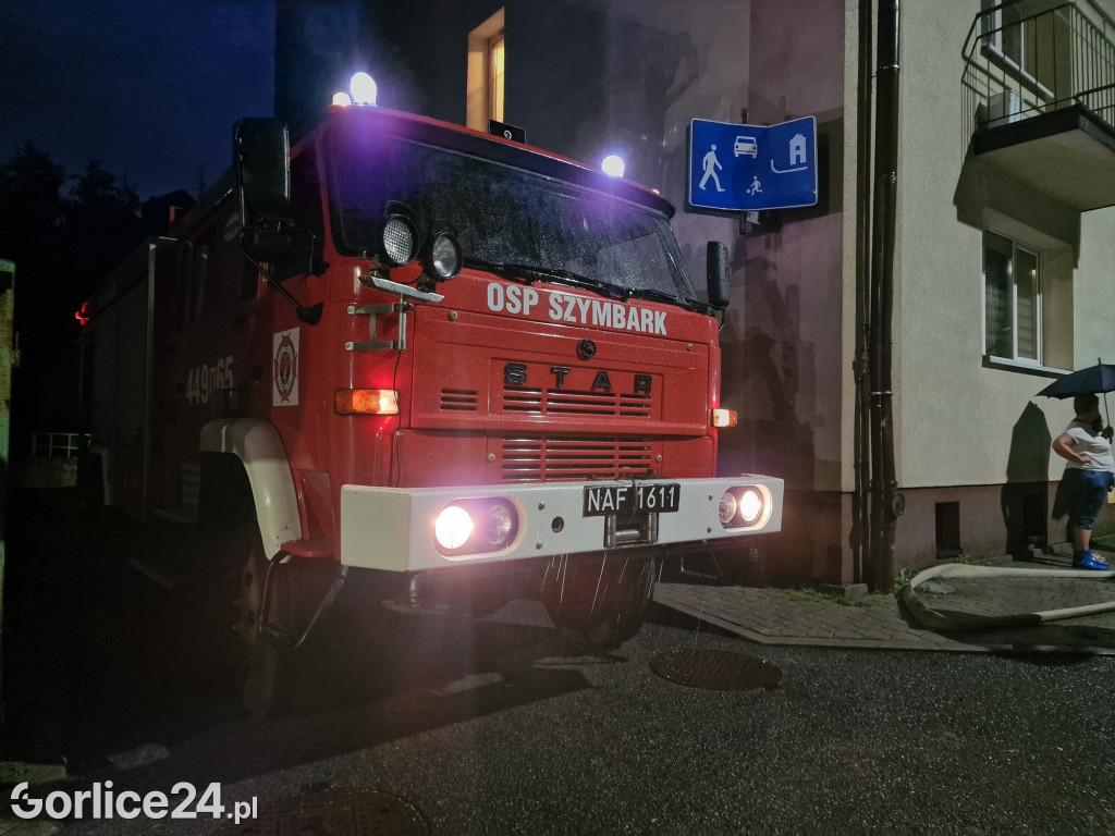 Skutki ulewy nad Gorlicami 23.08.
