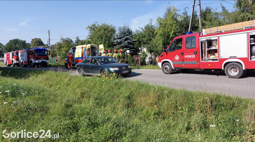 Wypadek motocyklisty w Krygu 26.08.