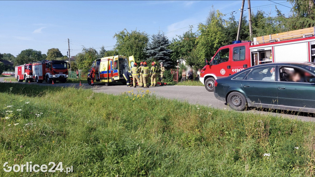 Wypadek motocyklisty w Krygu 26.08.