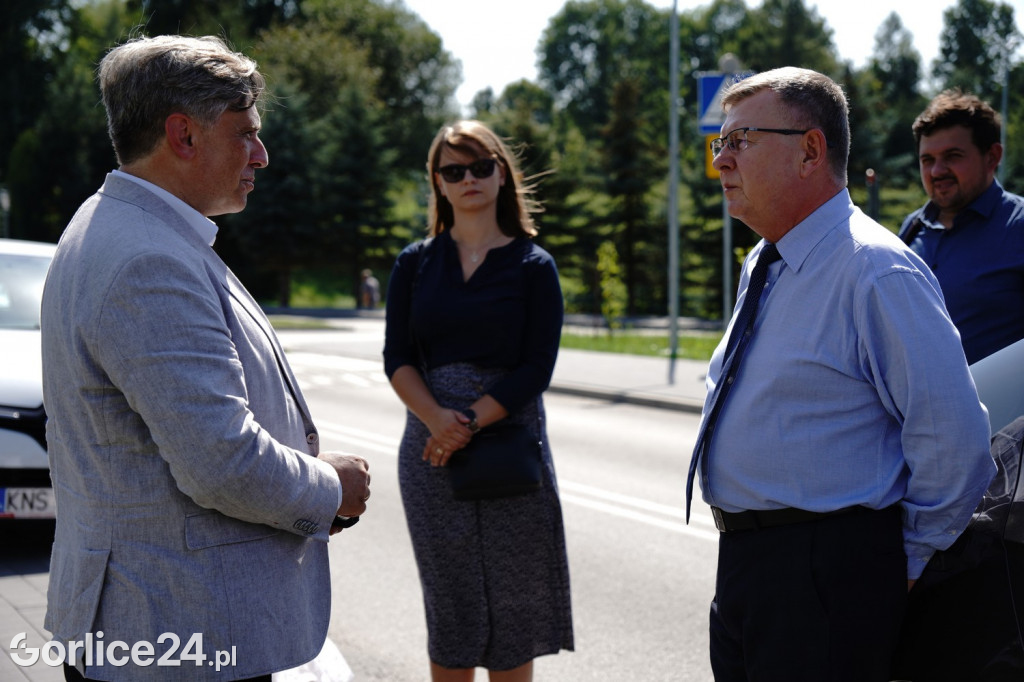 Marszałek Województwa z wizytą w Gminie Łużna