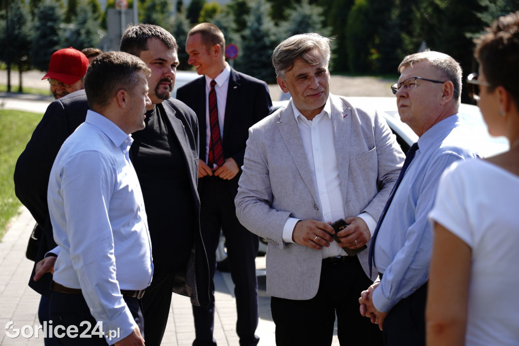 Marszałek Województwa z wizytą w Gminie Łużna