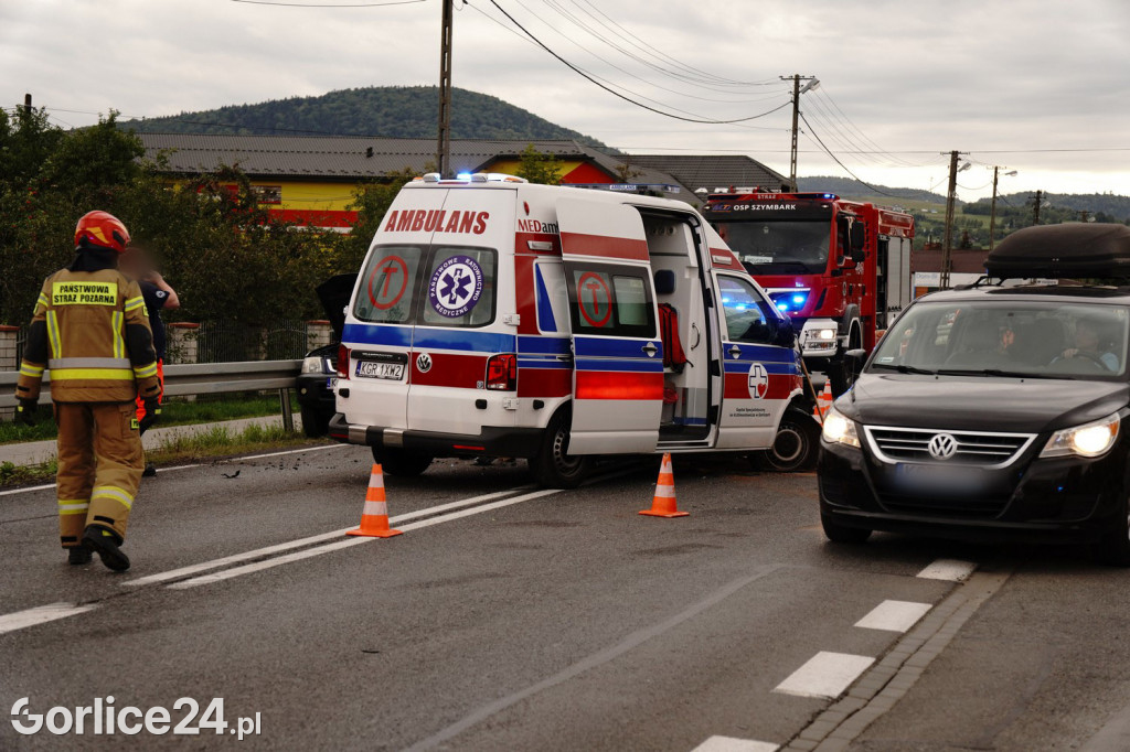 Zderzenie karetki z autem osobowym 02.09.
