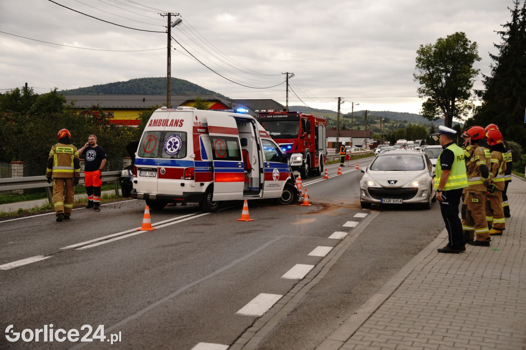 Zderzenie karetki z autem osobowym 02.09.