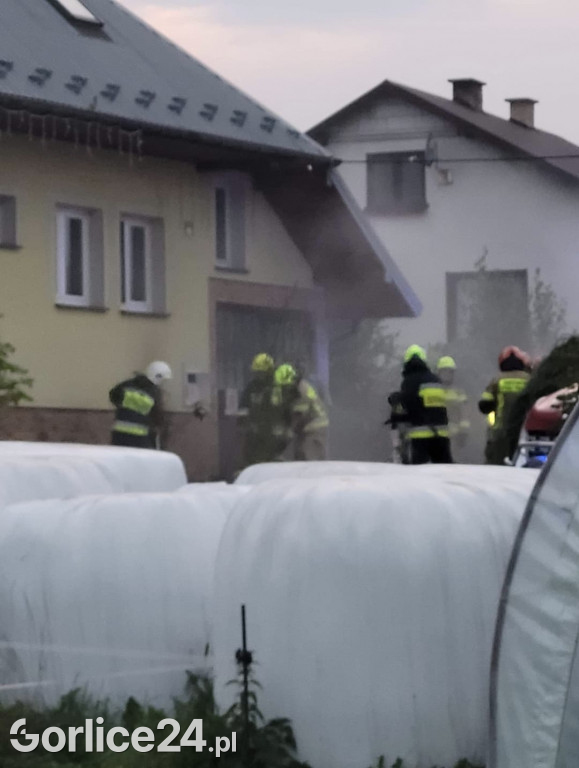 Pożar w budynku mieszkalnym w Moszczenicy 08.09.
