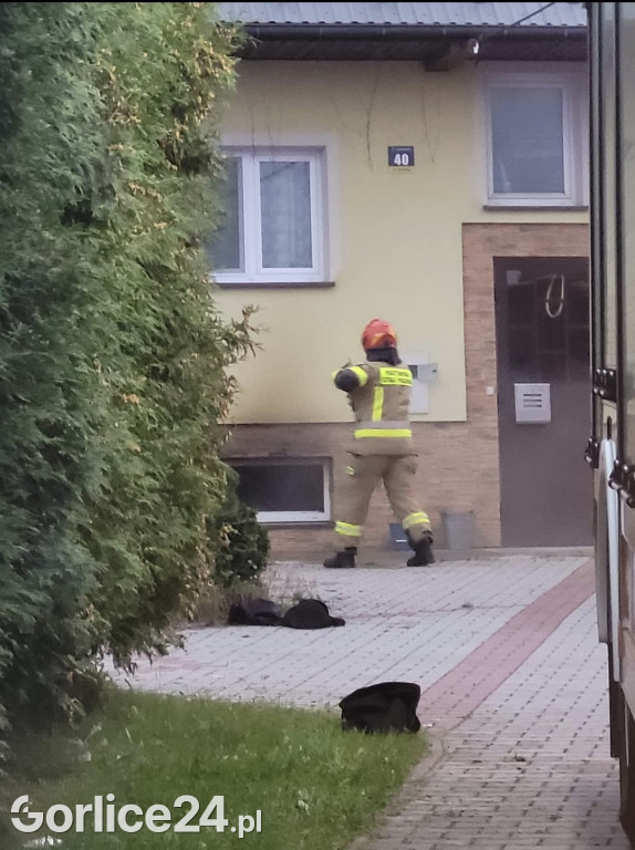 Pożar w budynku mieszkalnym w Moszczenicy 08.09.