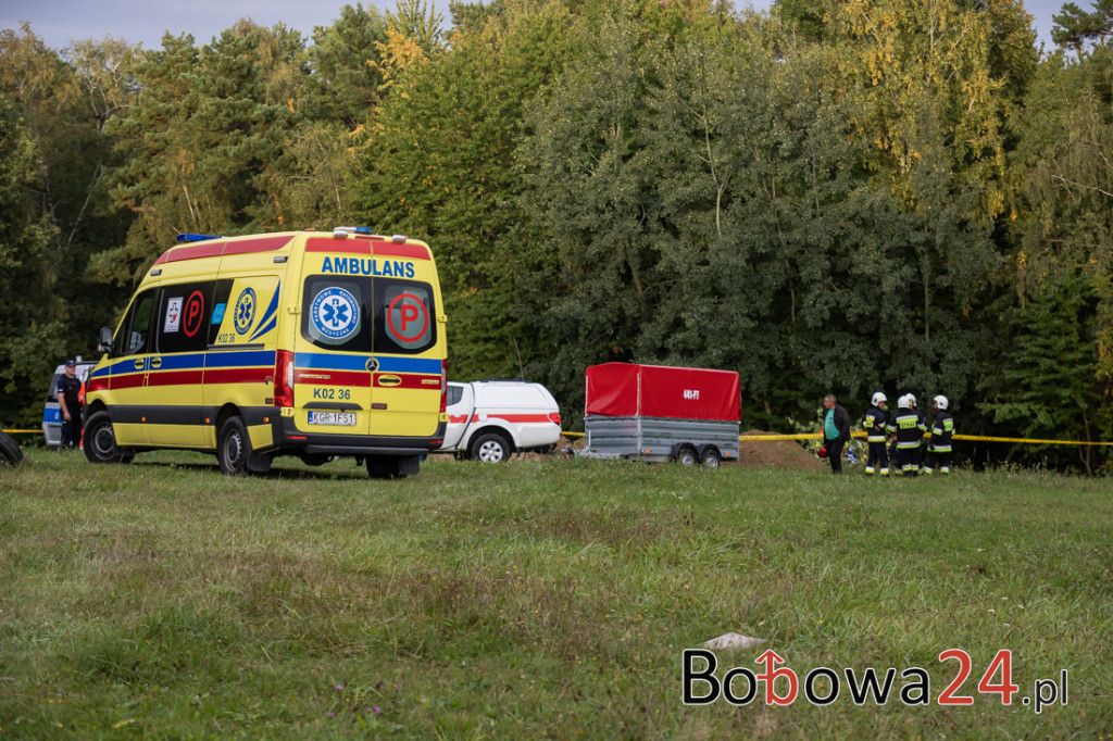 Tragedia w Stróżnej. Mężczyzna zginął w wykopie