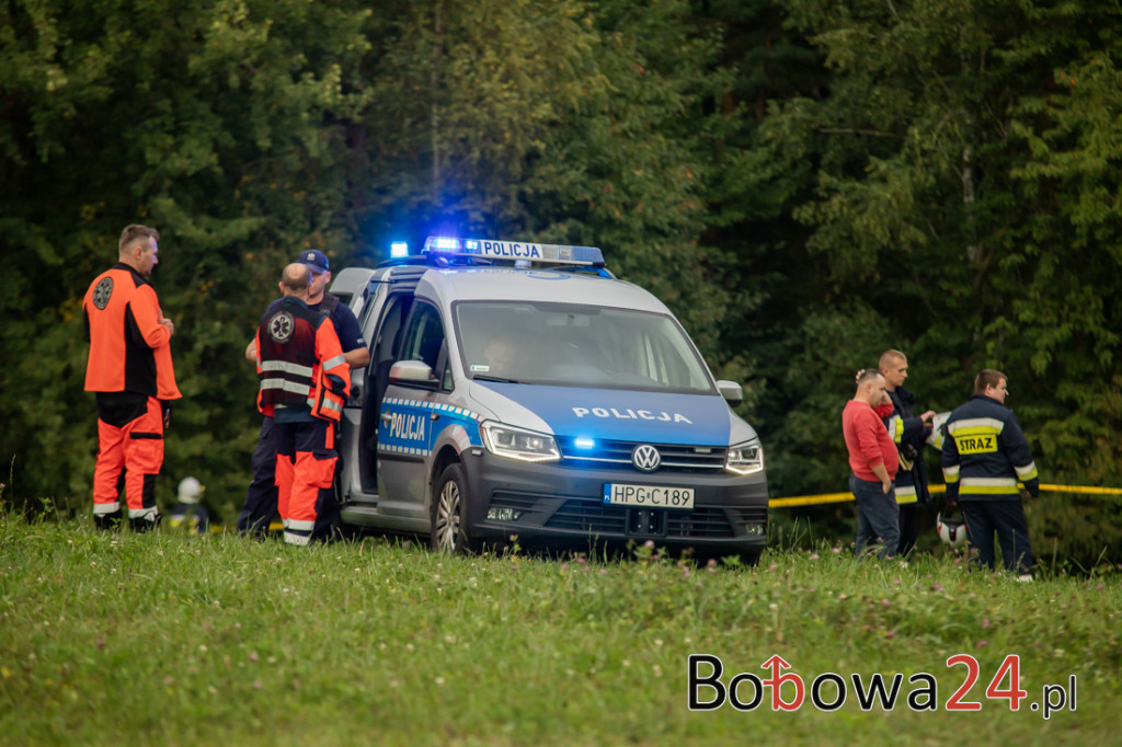 Tragedia w Stróżnej. Mężczyzna zginął w wykopie