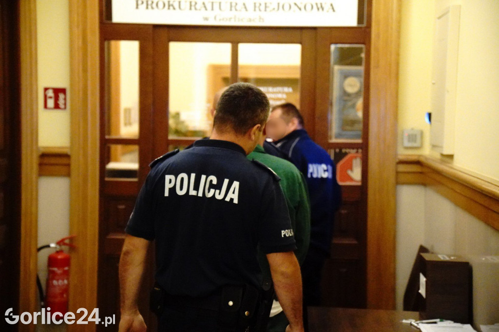 Jarosław Z. doprowadzony do gorlickiej Prokuratury