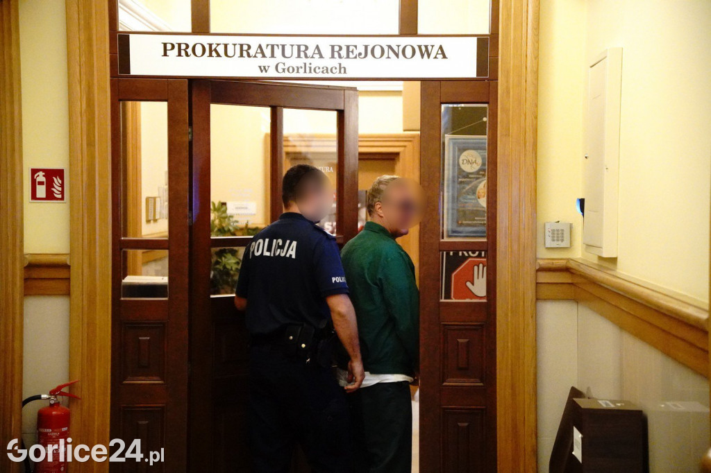 Jarosław Z. doprowadzony do gorlickiej Prokuratury