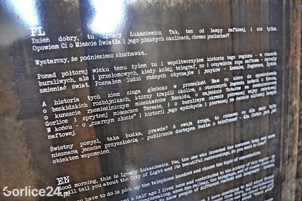 Budka nietelefoniczna - posłuchaj Łukasiewicza!