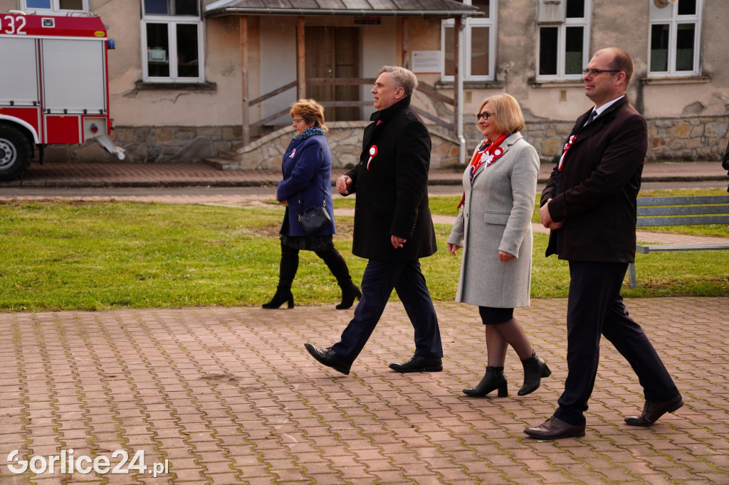 Uroczystości 11 listopada w Łużnej