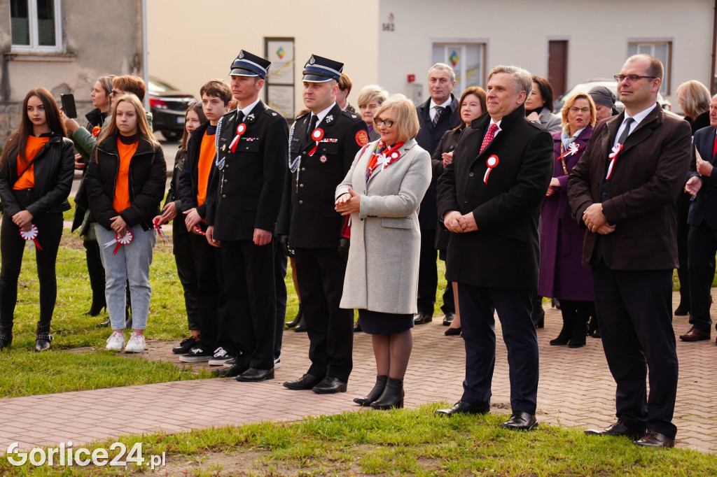 Uroczystości 11 listopada w Łużnej