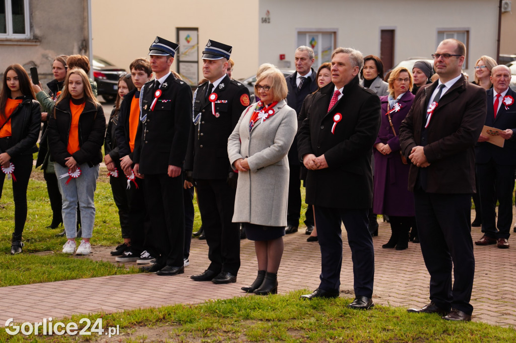 Uroczystości 11 listopada w Łużnej