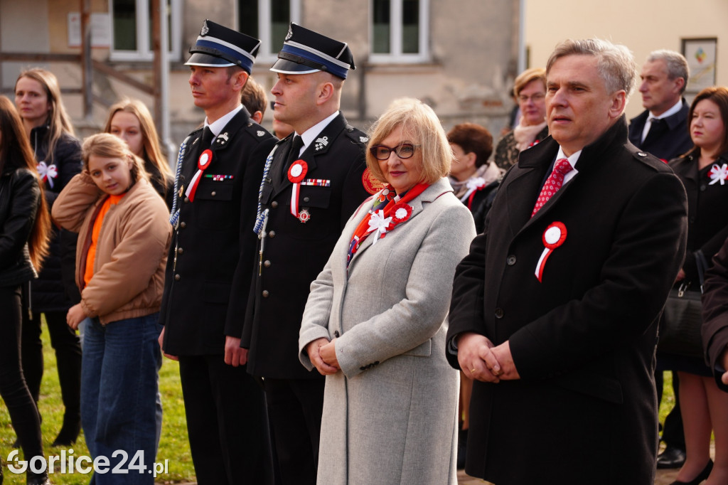 Uroczystości 11 listopada w Łużnej