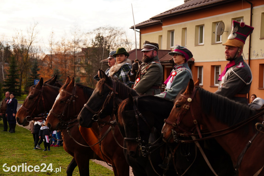 Uroczystości 11 listopada w Łużnej