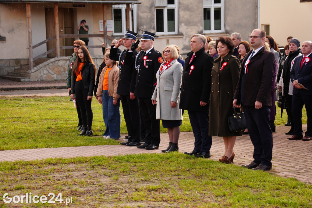 Uroczystości 11 listopada w Łużnej