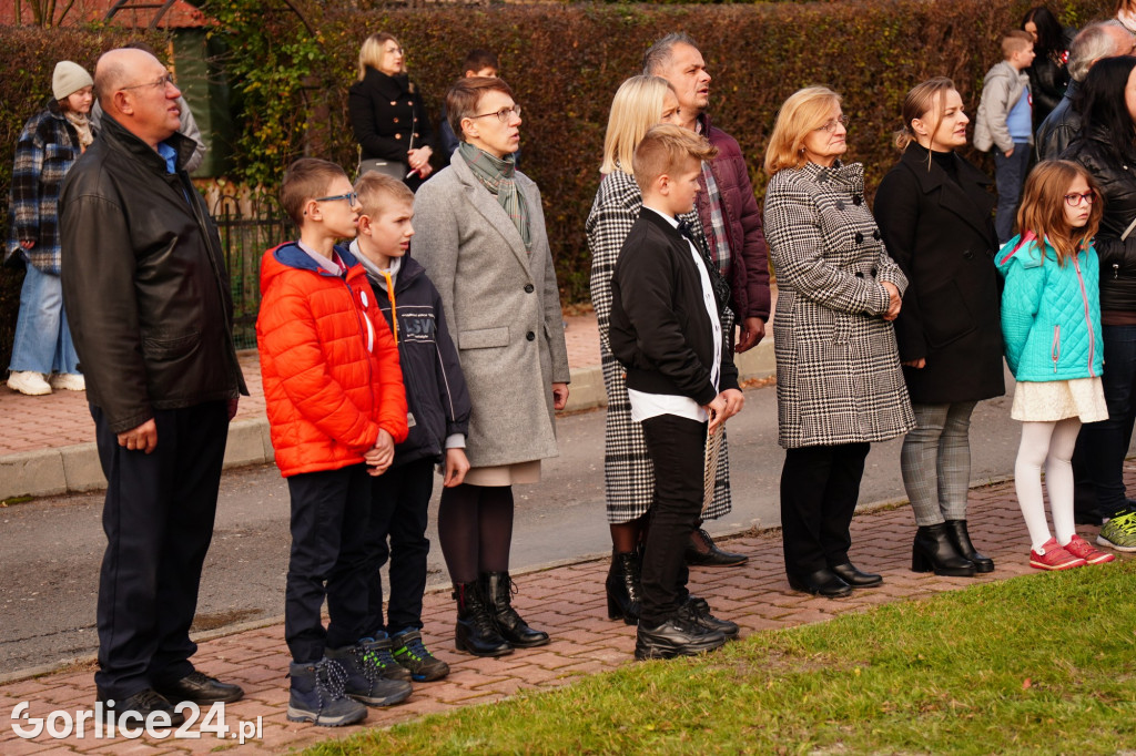 Uroczystości 11 listopada w Łużnej